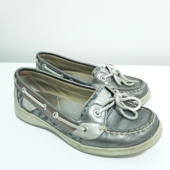 Sperry Shoes - Sperry Top-sider Silver Sz 7